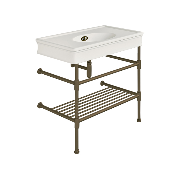 Lonsdale 860mm large basin on basin stand