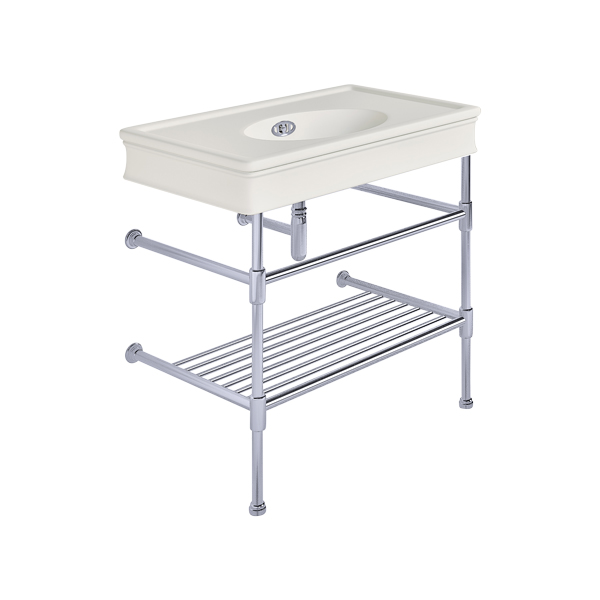 Lonsdale 860mm large basin on basin stand