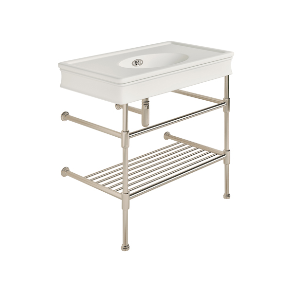 Lonsdale 860mm large basin on basin stand