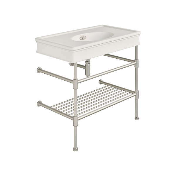 Lonsdale 860mm large basin on basin stand