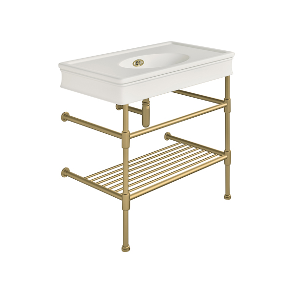 Lonsdale 860mm large basin on basin stand