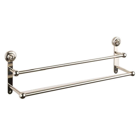 Lonsdale double towel rail, 600mm or 800mm