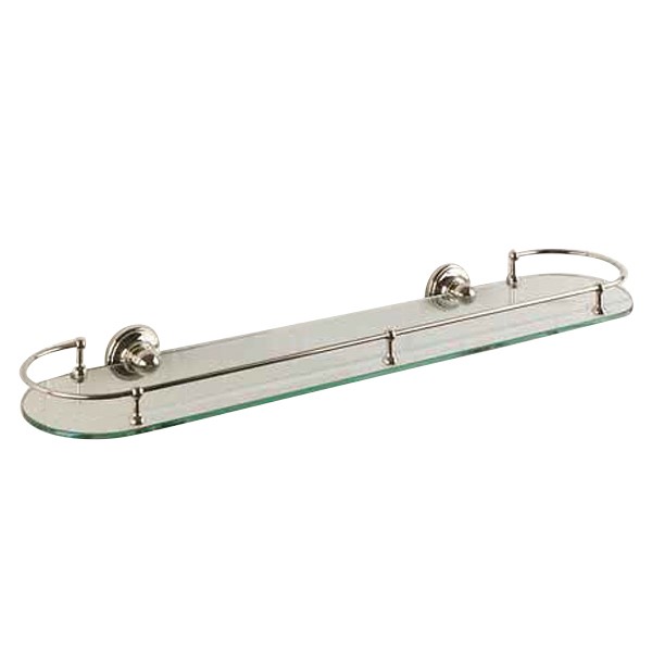 Lonsdale curved glass shelf, 650mm