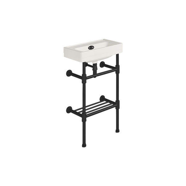 Soho 450mm mini basin on basin stand