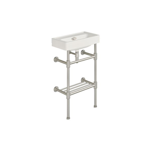 Soho 450mm mini basin on basin stand
