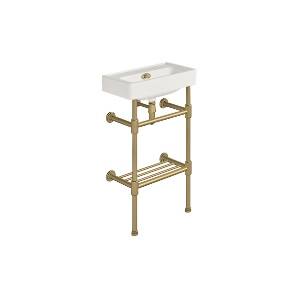 Soho 450mm mini basin on basin stand