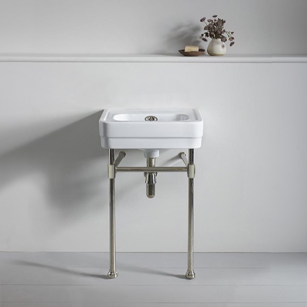 Soho 450mm mini basin on basin stand