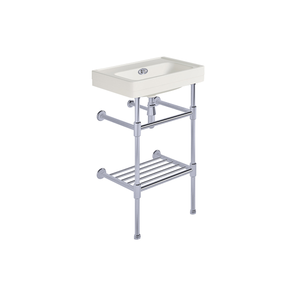 Soho 500mm powder room basin on basin stand