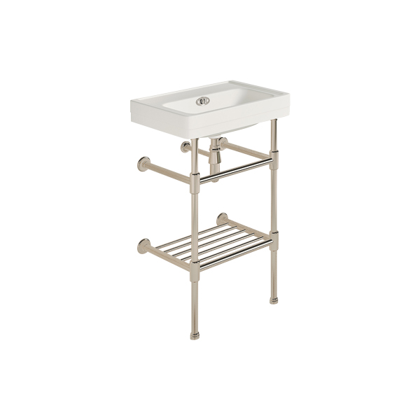 Soho 500mm powder room basin on basin stand