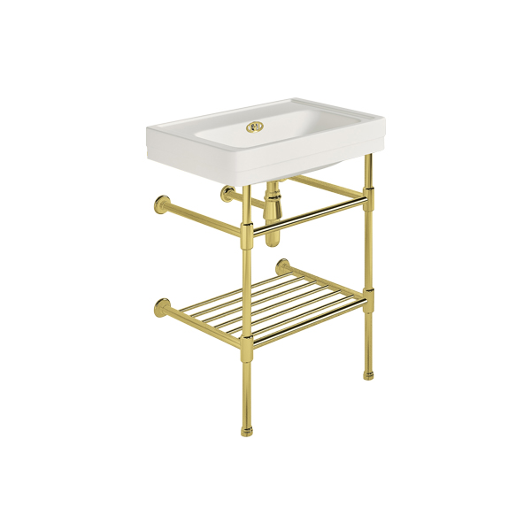Soho 600mm small basin on basin stand