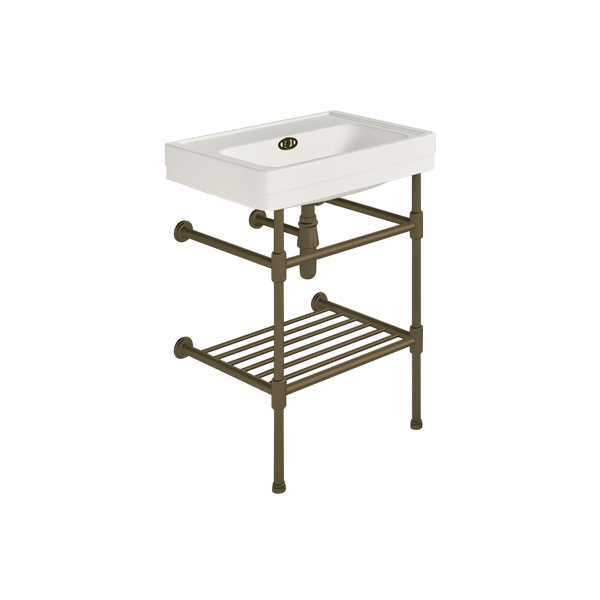 Soho 600mm small basin on basin stand