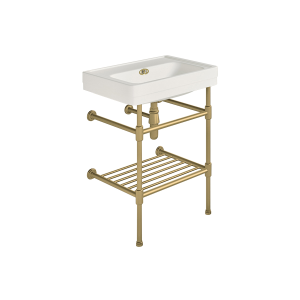 Soho 600mm small basin on basin stand