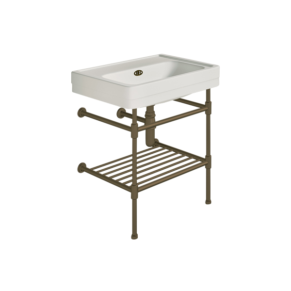 Soho 700mm medium basin on basin stand