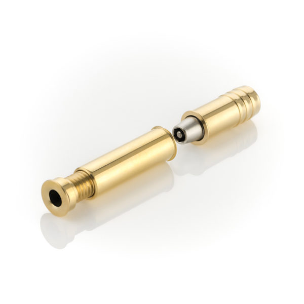Solid brass sash window lock 